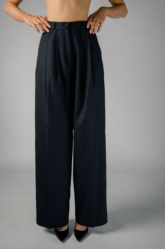 Marina Tailored Trousers, Navy