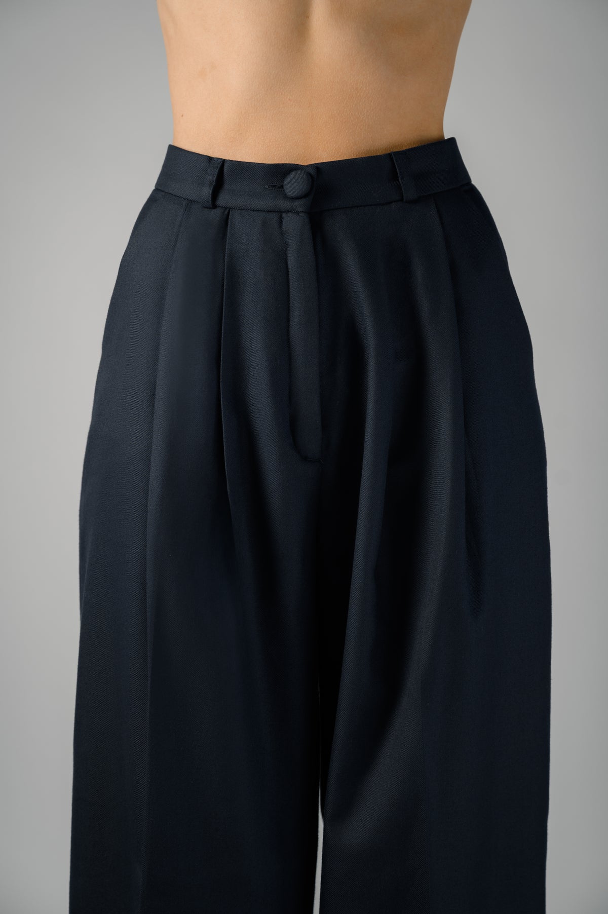 Marina Tailored Trousers, Navy