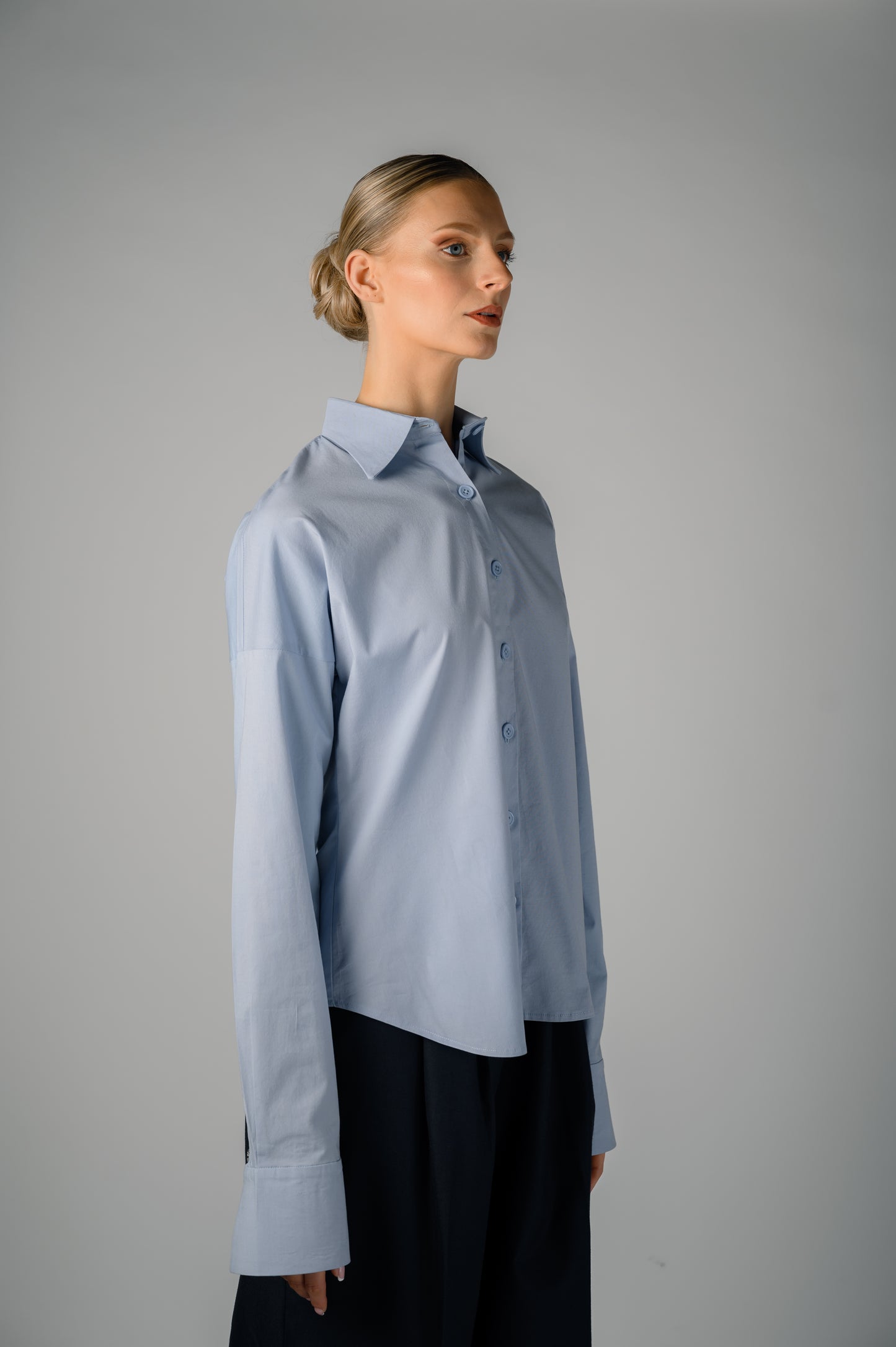 Elowen Tailored Shirt Blue